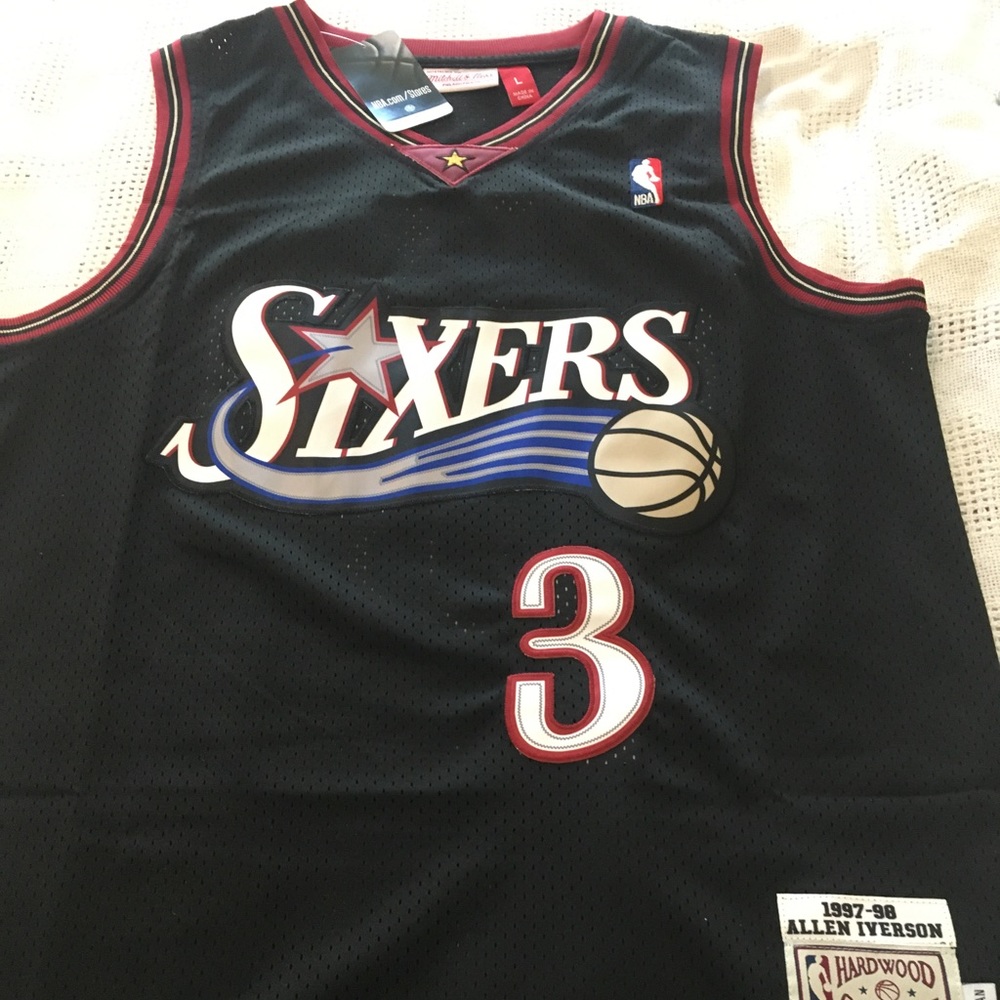 Allen iverson 76ers jersey